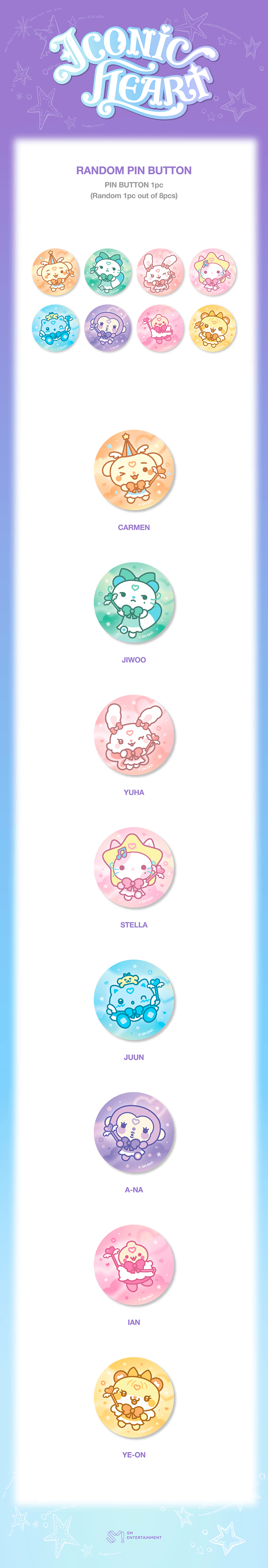[PREORDER 31/10 CLOSED] HEARTS2HEARTS [ICONIC HEART] OFFICIAL MD RANDOM PIN BUTTON