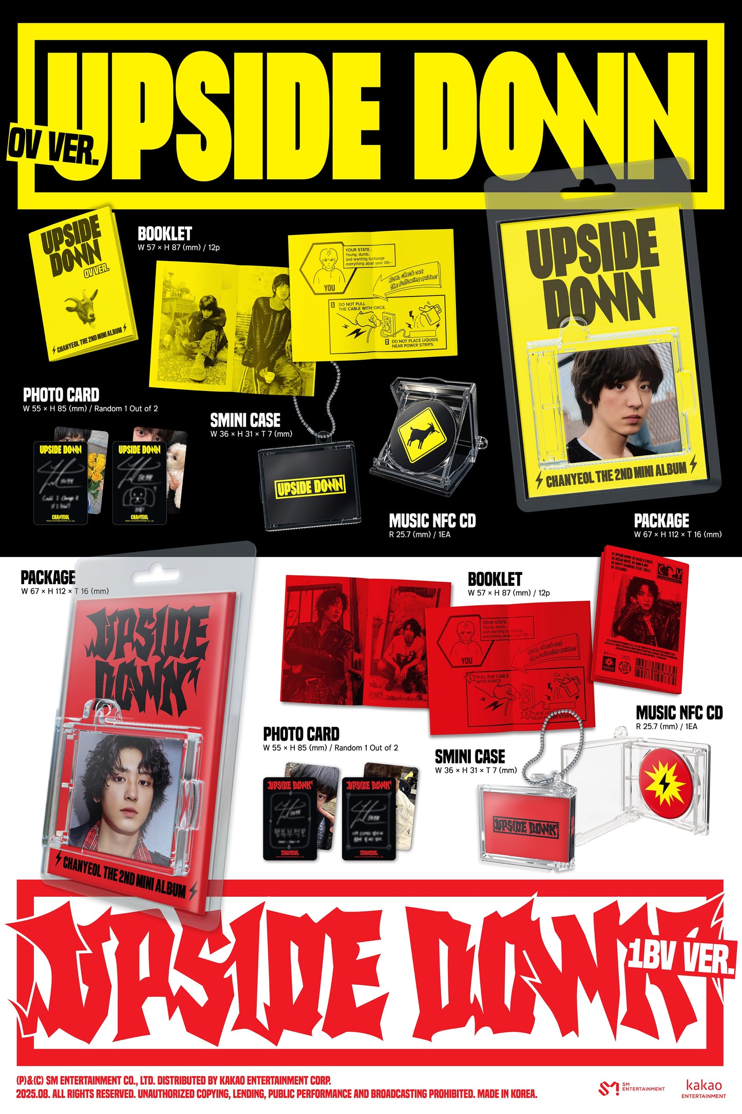 [PREORDER] CHANYEOL <Upside Down> SMINI VER