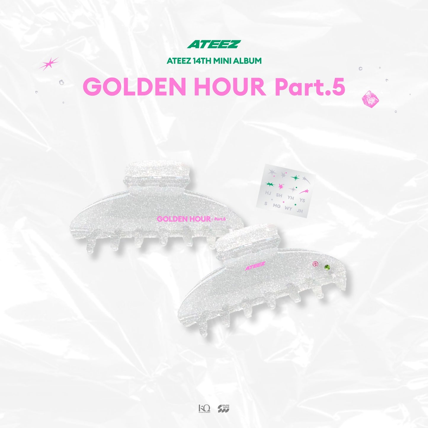 [PREORDER 4/7 CLOSED] ATEEZ <GOLDEN HOUR : Part.5> POP-UP STORE HAIR CLIP