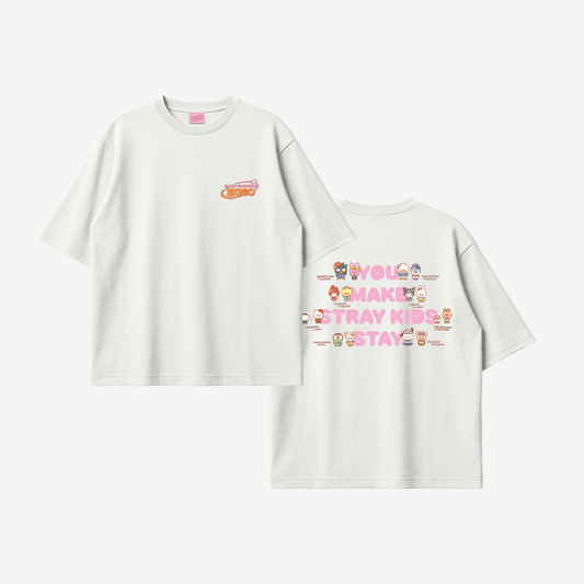 [PREORDER 23/6 CLOSE] STRAY KIDS <SKZOO X SANRIO CHARACTERS> T-SHIRT