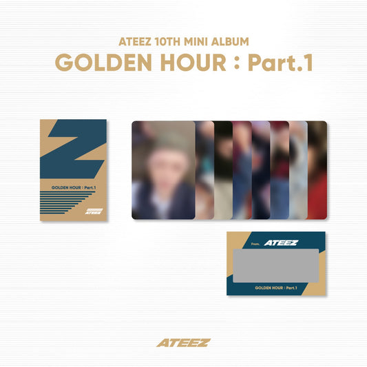 ATEEZ <GOLDEN HOUR> POP-UP EXHIBITION PHOTO & SCRATCH CARD Z SET