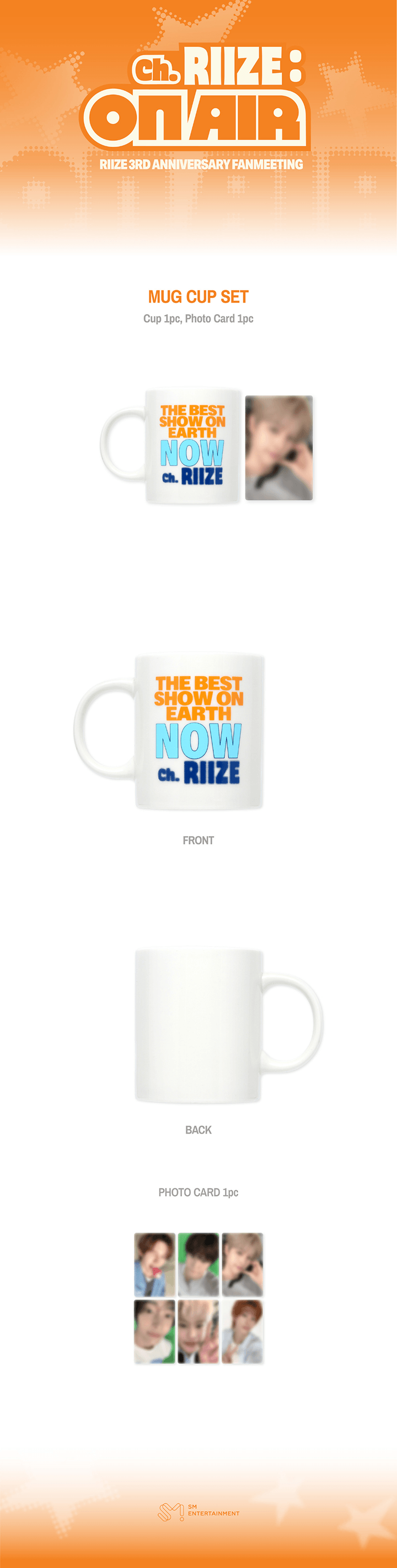 [PREORDER 15/9 CLOSED] RIIZE [Ch. RIIZE : ON AIR] MUG CUP SET