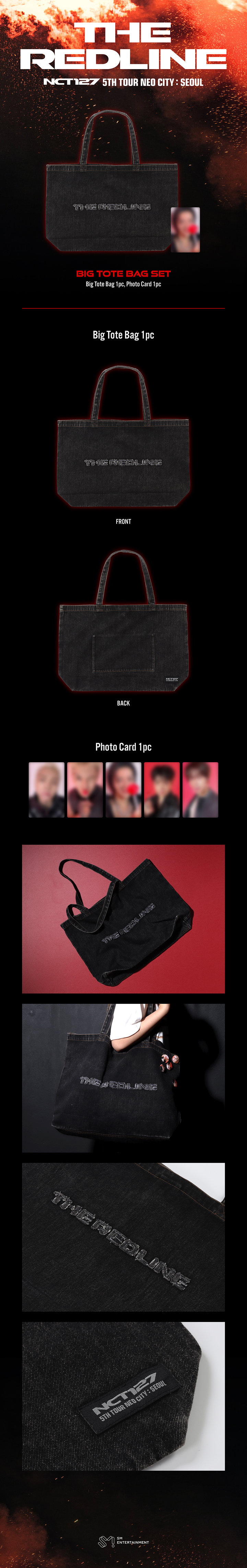 [PREORDER 21/9 CLOSED] NCT 127 [NEO CITY SEOUL: THE REDLINE] BIG TOTE BAG SET