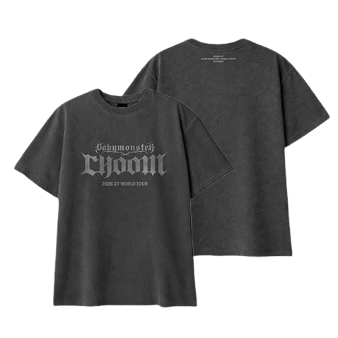 [PREORDER OFFLINE PROXY] BABYMONSTER WORLD TOUR [DANCE (CHOOM)] IN SEOUL OFFICIAL MD PIGMENT T-SHIRT
