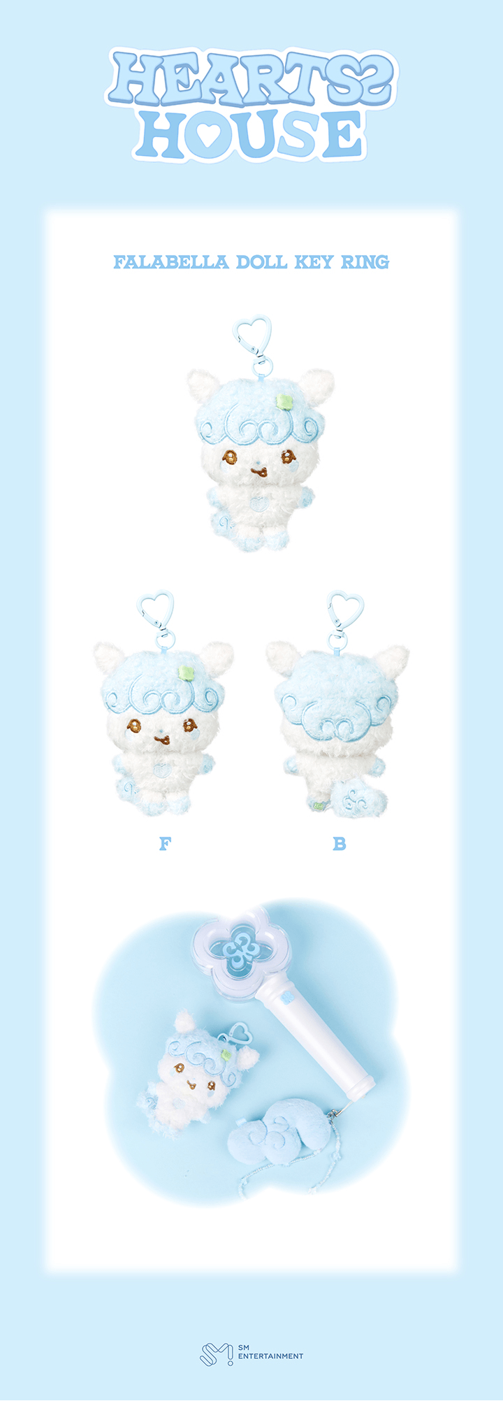 [PREORDER 21/2 CLOSED] 2026 Hearts2Hearts FANMEETING  <HEARTS 2 HOUSE> FALABELLA DOLL KEY RING
