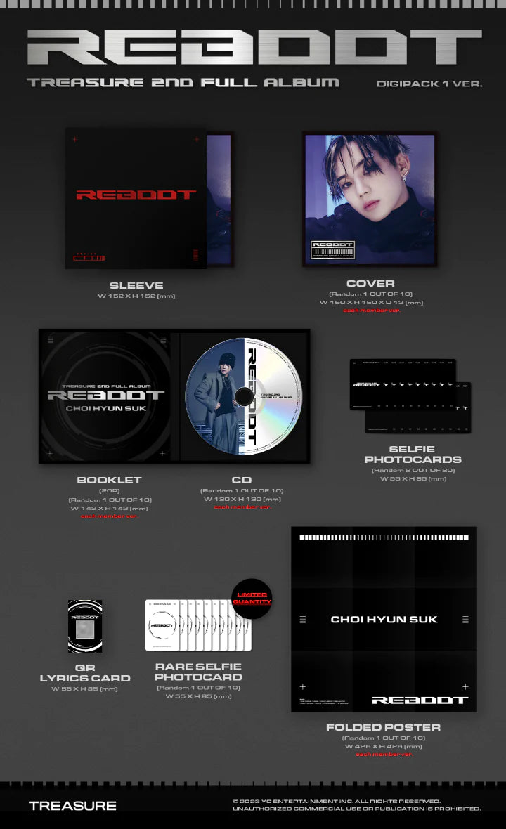 TREASURE <REBOOT> DIGIPACK VER