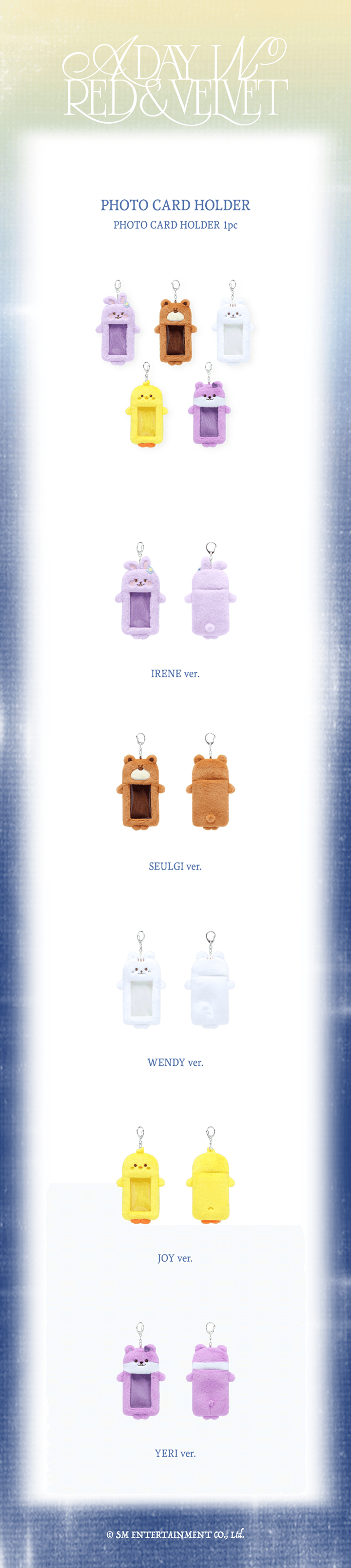 [PREORDER] RED VELVET <A Day in Red & Velvet> FAN-CON PHOTO CARD HOLDER