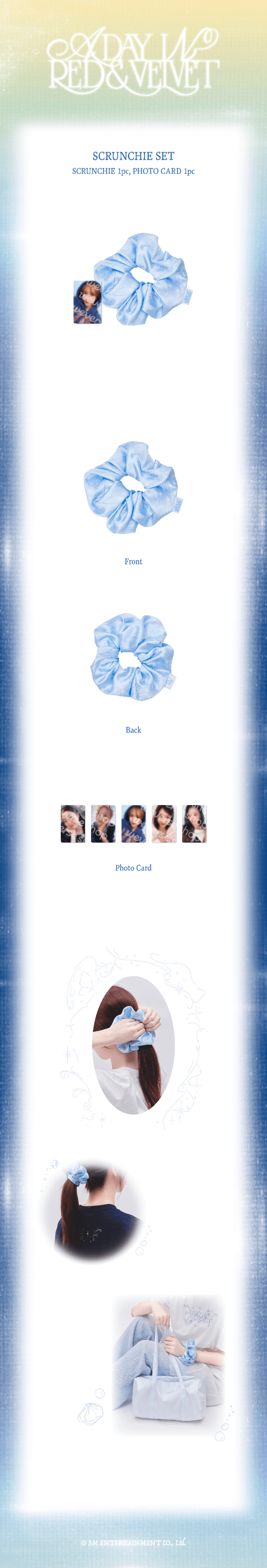 [PREORDER] RED VELVET <A Day in Red & Velvet> FAN-CON SCRUNCHIE SET