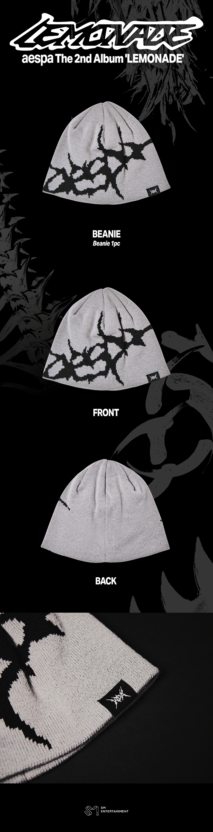 [PREORDER 13/6 CLOSE] AESPA <MAKE IT LEMONADE> OFFICIAL MD BEANIE