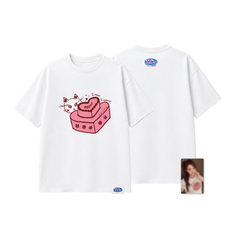 [PREORDER 15/9 CLOSED] MEOVV [LET'S MEOVV: DEBUT 2ND ANNIVERSARY] MEOVV T-SHIRT SET NARIN
