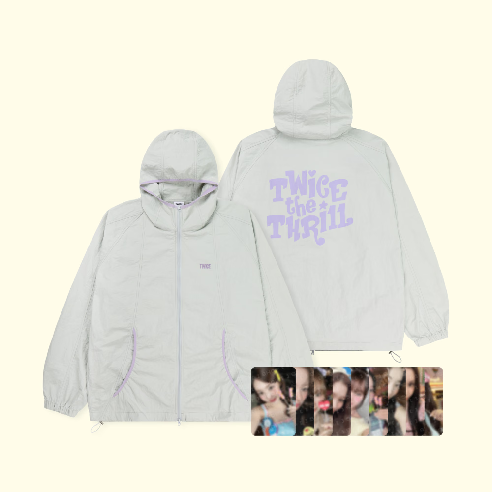 [OFFLINE PROXY 19/10 CLOSED] TWICE [TWICE THE THRILL] 11TH ANNIVERSARY POP-UP STORE WIND BREAKER