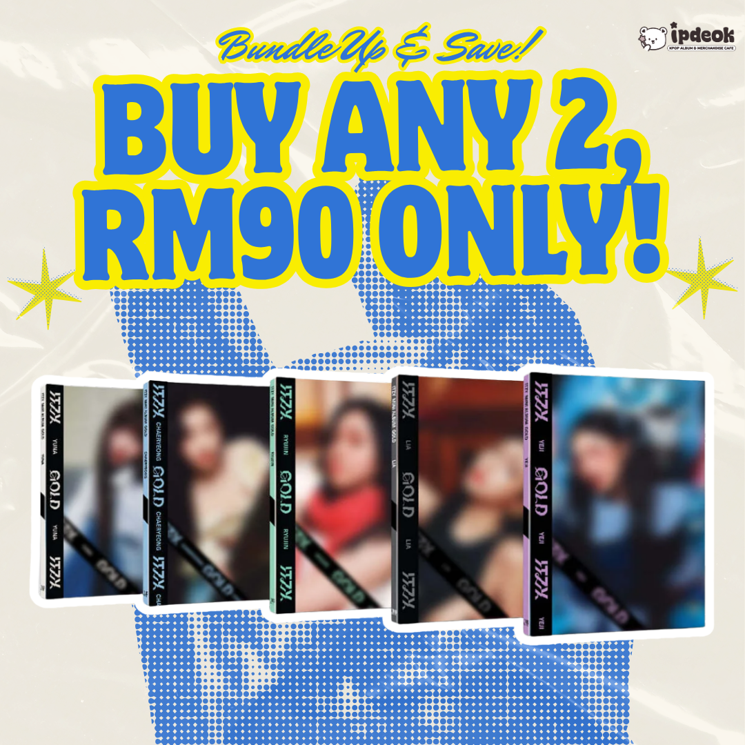 [2 For RM90] ITZY <GOLD> DIGIPACK
