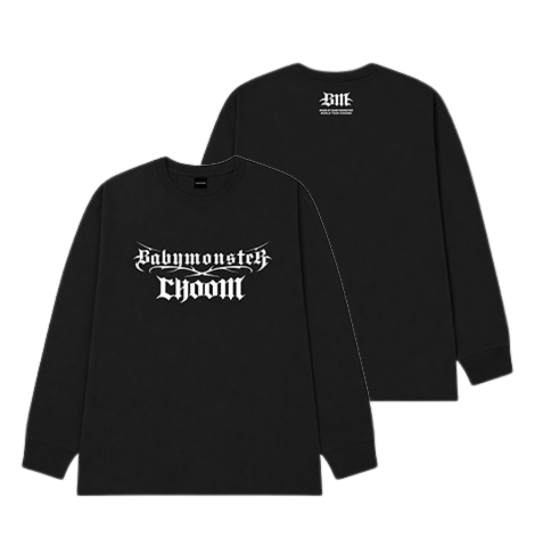 [PREORDER OFFLINE PROXY] BABYMONSTER WORLD TOUR [DANCE (CHOOM)] IN SEOUL OFFICIAL MD LONG SLEEVE T-SHIRT
