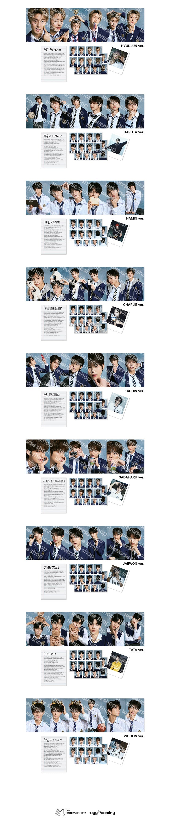 [PREORDER 4/5 CLOSE] SMTR25 <Graduation Trip in SEOUL> SCHOOL YEARBOOK KIT