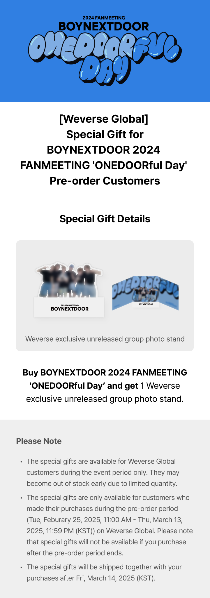 BOYNEXTDOOR <ONEDOORful Day> 2024 FANMEETING