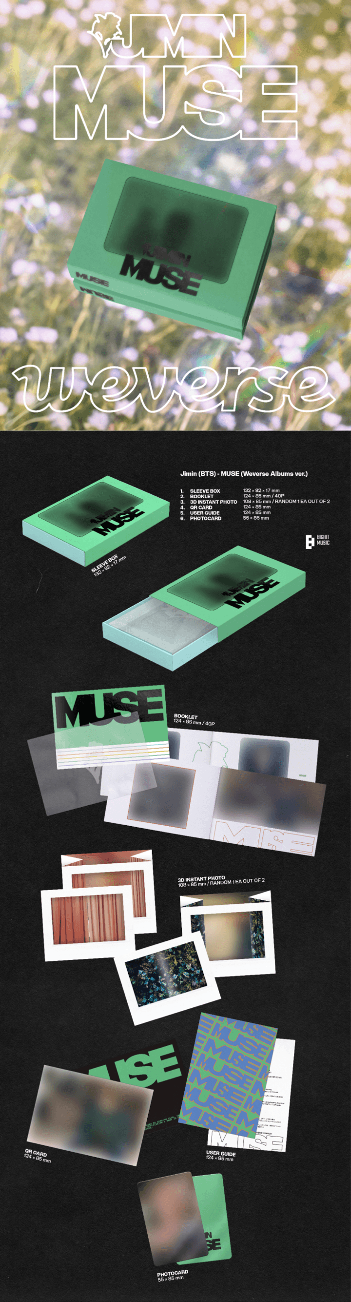 [PREORDER] JIMIN <MUSE> WEVERSE VER