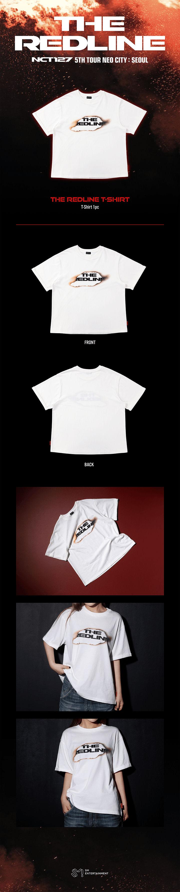 [PREORDER 21/9 CLOSED] NCT 127 [NEO CITY SEOUL: THE REDLINE] THE REDLINE T-SHIRT