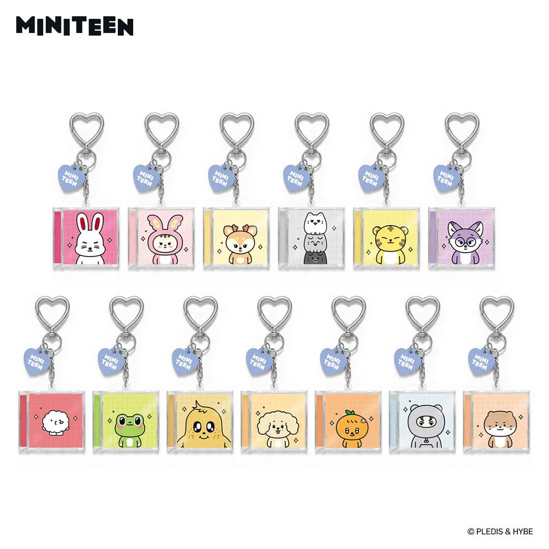 [PREORDER] SEVENTEEN <COME INTO MINITEEN WORLD!> MINI CD KEYRING