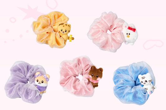 [PREORDER 31/8 CLOSED] ILLIT Official Character [DEARLIT] POP-UP Scrunchie