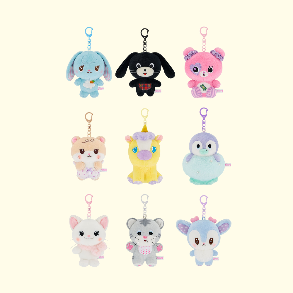 [OFFLINE PROXY 19/10 CLOSED] TWICE [TWICE THE THRILL] 11TH ANNIVERSARY POP-UP STORE TDOONGZ PLUSH KEYRING