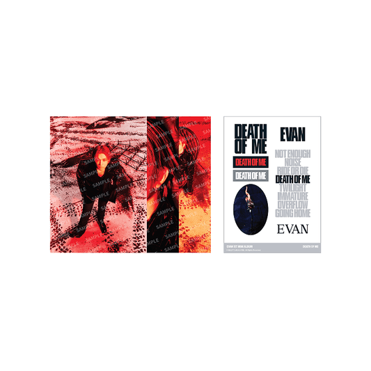 [PREORDER 26/9 CLOSED] EVAN [DEATH OF ME] OFFICIAL MERCH Postcard & Sticker Set