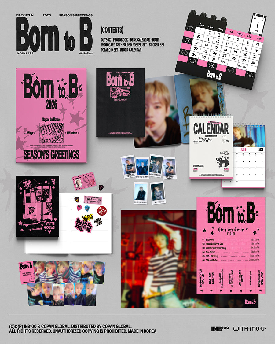 BAEKHYUN <Born to B> 2026 SEASON'S GREETINGS