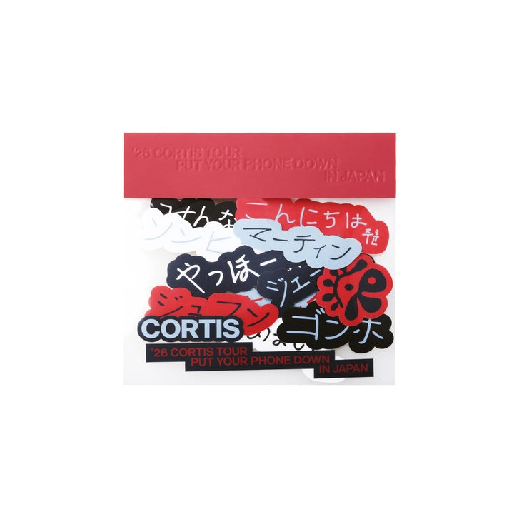 [PREORDER] CORTIS <PUT YOUR PHONE DOWN IN JAPAN> OFFICIAL MERCH STICKER PACK