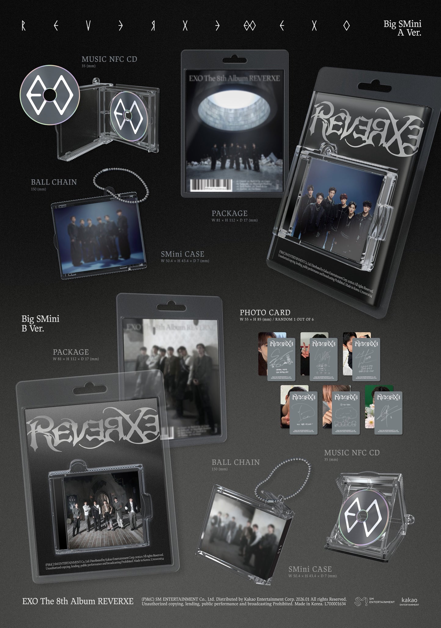 EXO <REVERXE> Big SMini Ver VER
