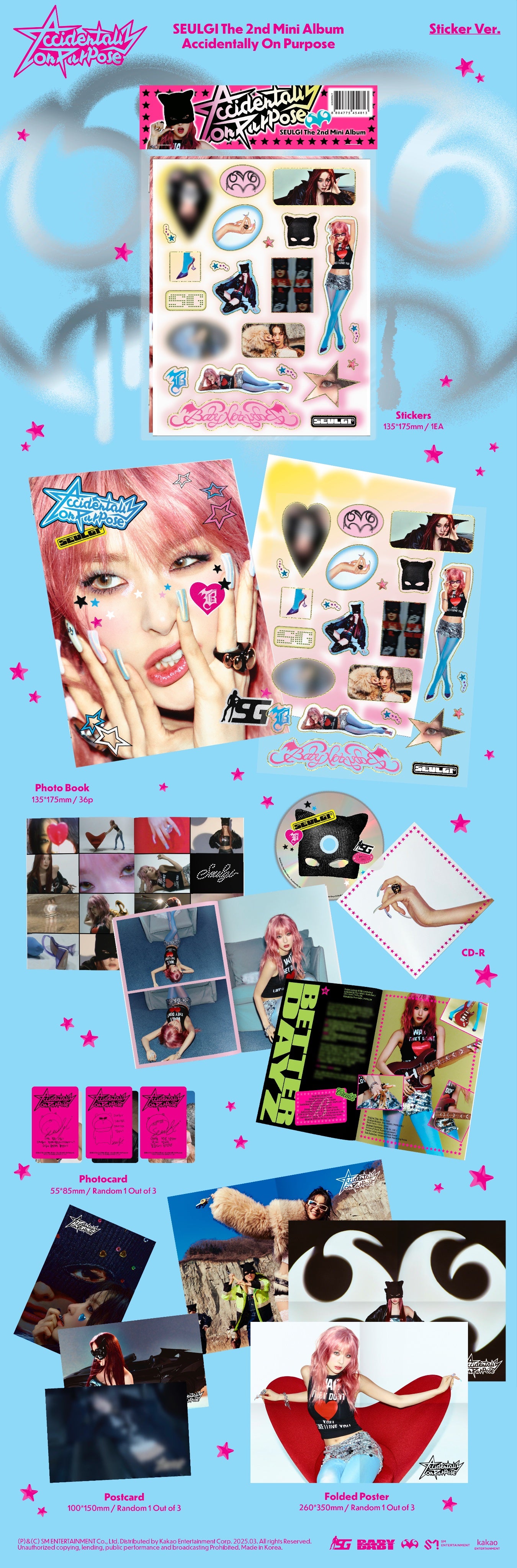 SEULGI <Accidentally On Purpose> Sticker Ver.