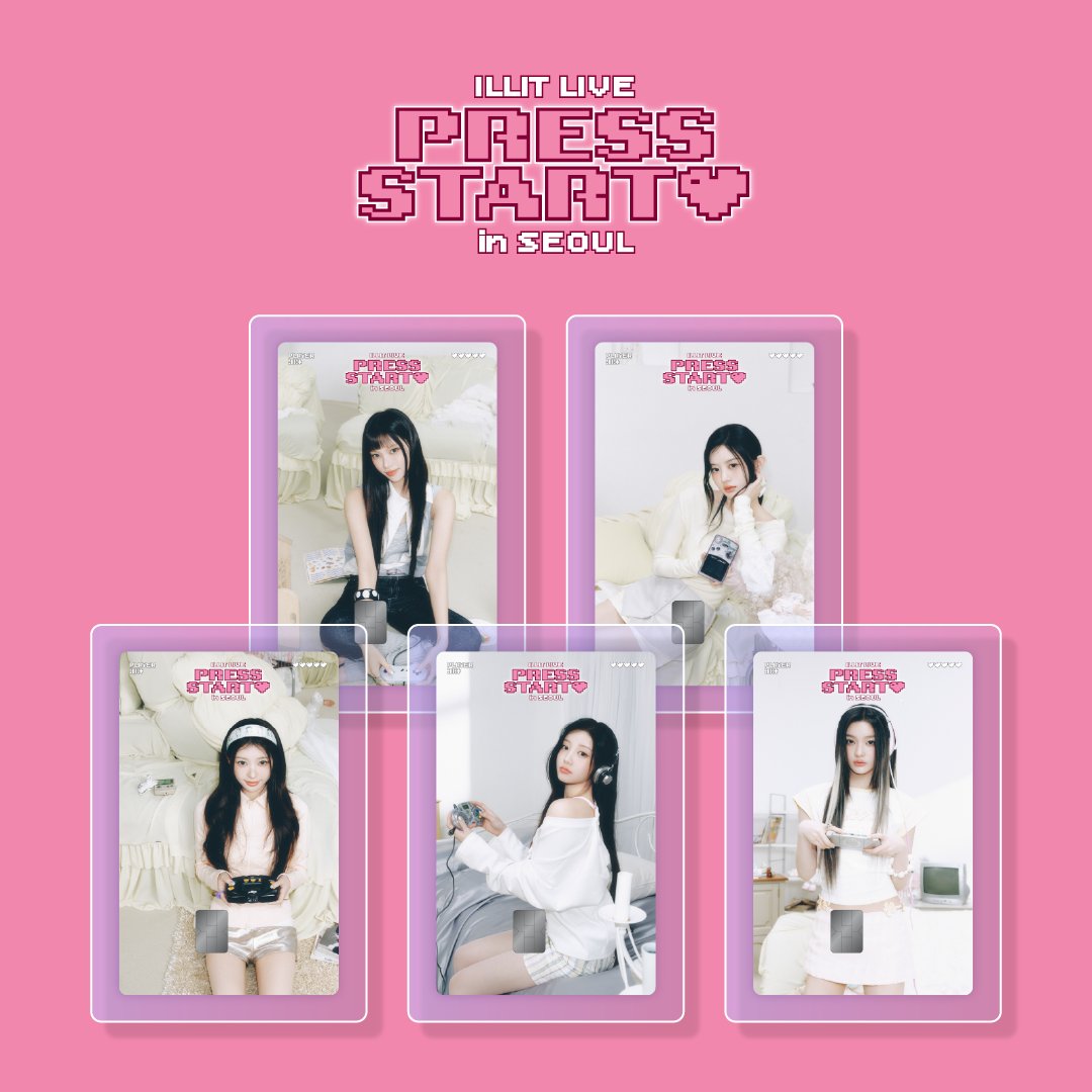 [PREORDER 16/3 CLOSED] ILLIT <'PRESS START♥︎' in SEOUL> NAMANE SPECIAL THEME CARD