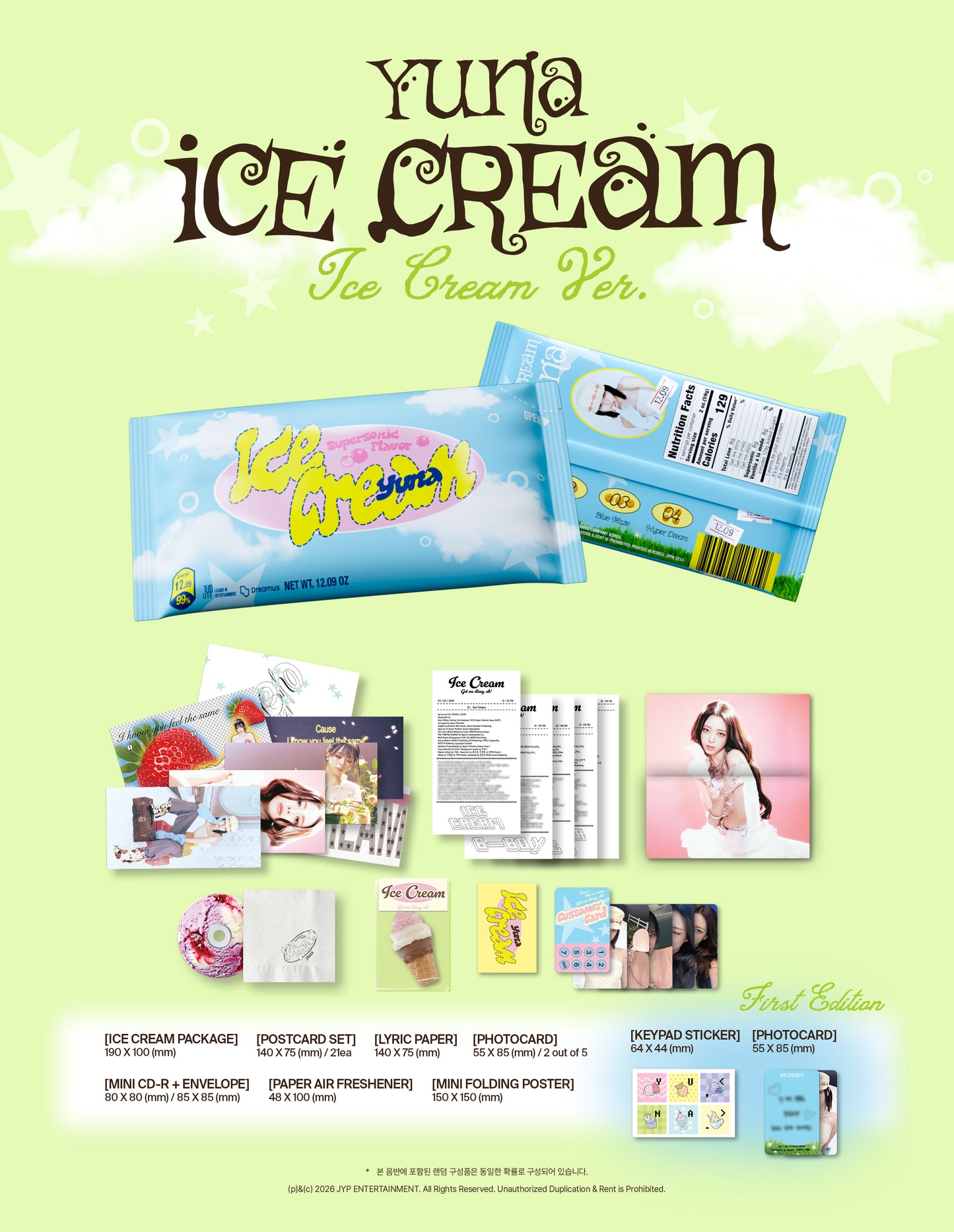 YUNA <ICE CREAM> ICE CREAM VER