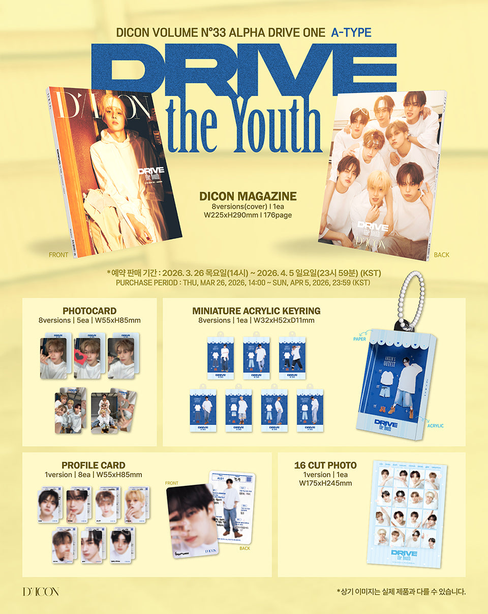 [PREORDER 3/4 CLOSED] ALPHA DRIVE ONE <DICON VOLUME N°33>