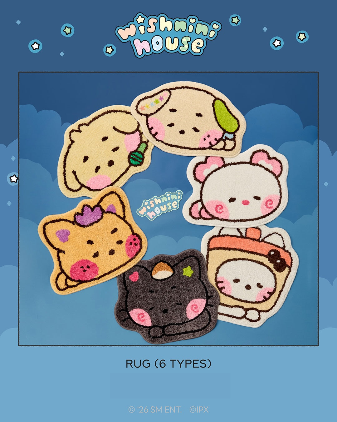 [PREORDER 25/5 CLOSE] NCT WISH <wishnini house> RUG