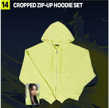 [OFFLINE PROXY] AESPA <MAKE IT LEMONADE> OFFICIAL MD CROPPED ZIP-UP HOODIE SET