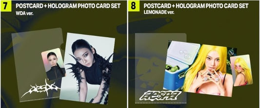 [OFFLINE PROXY] AESPA <MAKE IT LEMONADE> OFFICIAL MD POSTCARD + HOLOGRAM PHOTO CARD SET