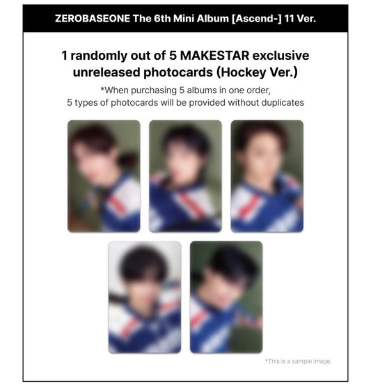 ZEROBASEONE <Ascend-> 11 Ver MAKESTAR POB (RANDOM 1EA)
