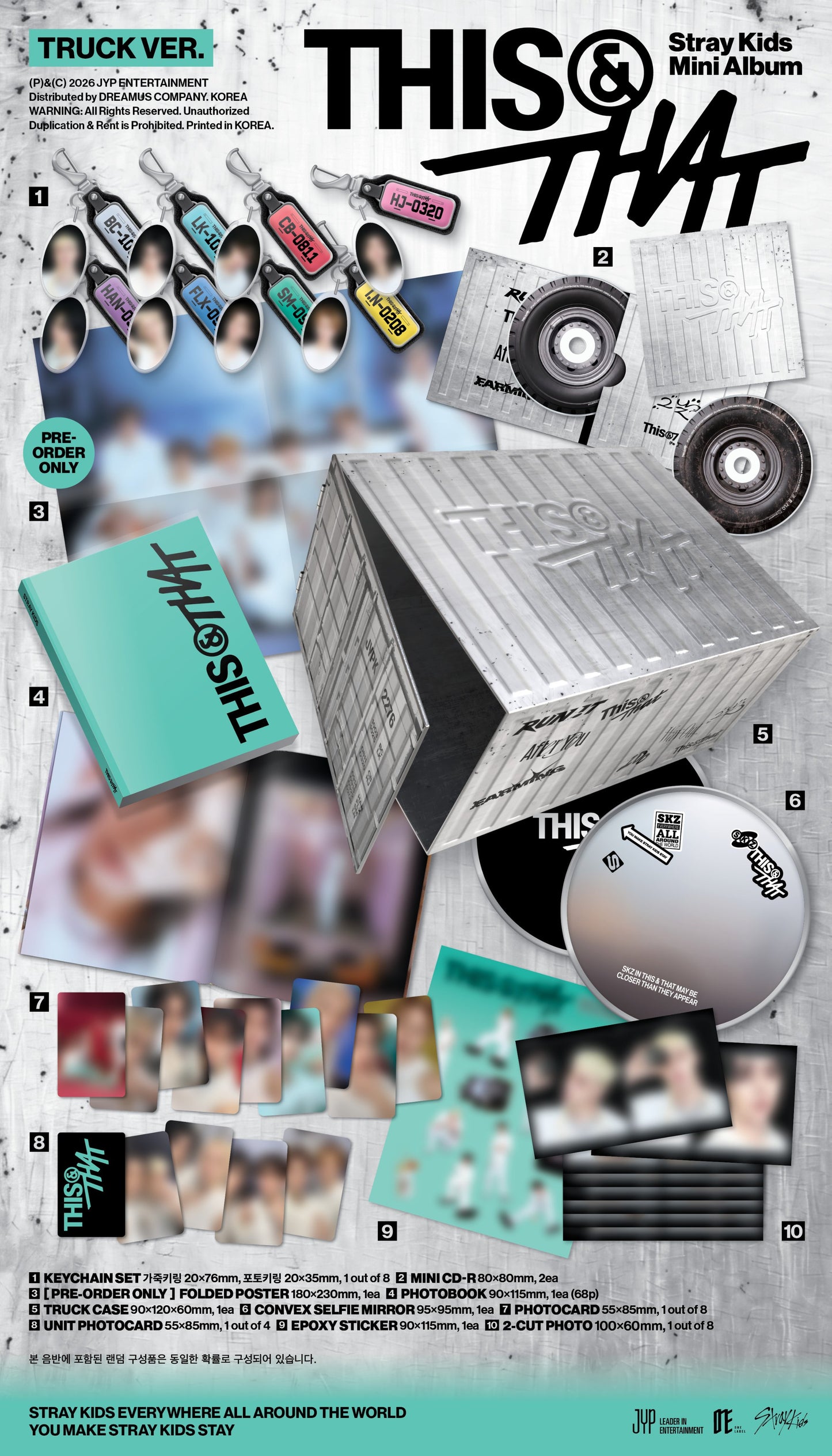 [PREORDER] STRAY KIDS <THIS & THAT> TRUCK VER
