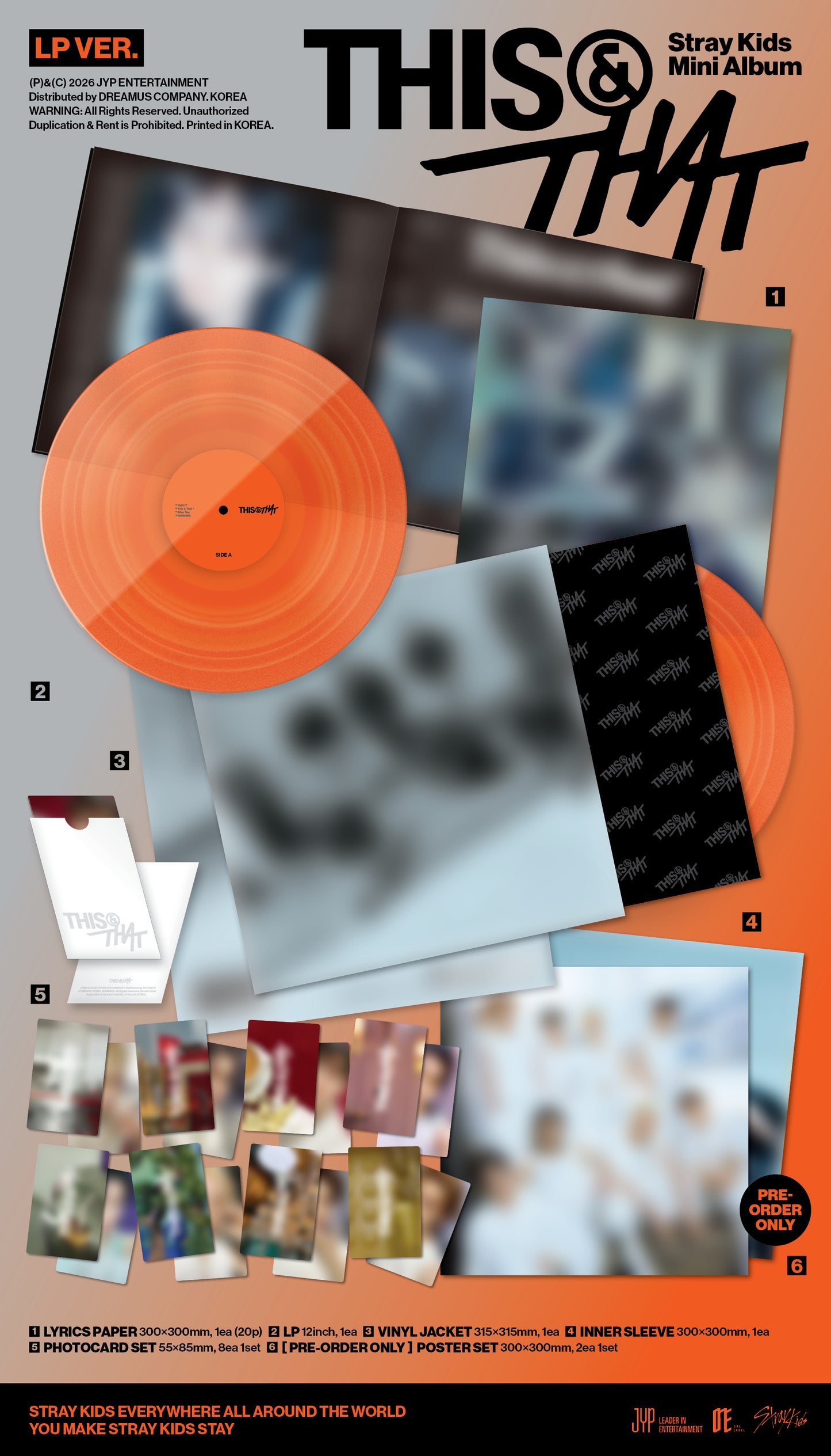 [PREORDER] STRAY KIDS <THIS & THAT> LP VER