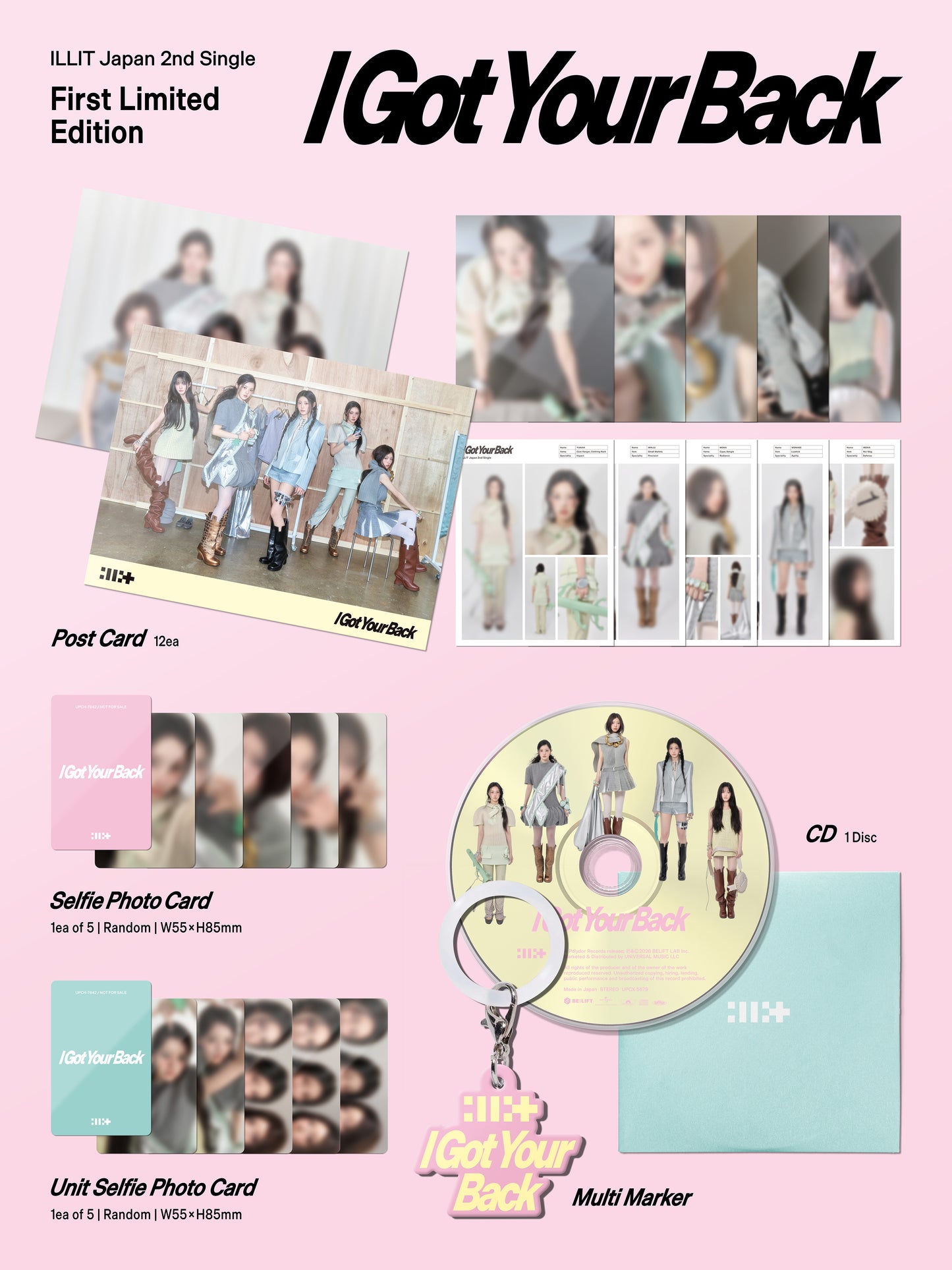 [PREORDER] ILLIT <I Got Your Back> Japan 2nd Single LIMITED EDITION