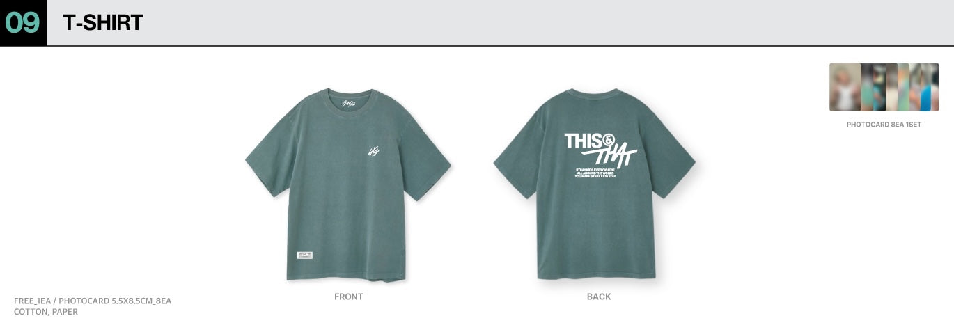 [PREORDER OFFLINE PROXY] STRAY KIDS <THIS & THAT> POP-UP STORE T-SHIRT (48 POINTS)