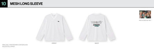 [PREORDER OFFLINE PROXY] STRAY KIDS <THIS & THAT> POP-UP STORE MESH LONG SLEEVE (78 POINTS)