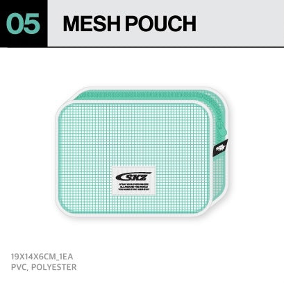 [PREORDER OFFLINE PROXY] STRAY KIDS <THIS & THAT> POP-UP STORE MESH POUCH (18 POINTS)