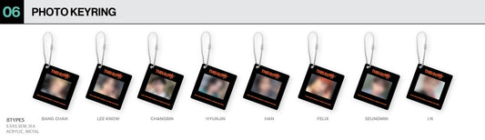 [PREORDER OFFLINE PROXY] STRAY KIDS <THIS & THAT> POP-UP STORE PHOTO KEYRING (12 POINTS)