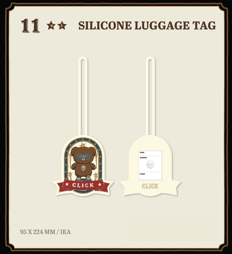 [OFFLINE PROXY] JISOO [CLICK in SEOUL] POP-UP SILICONE LUGGAGE TAG
