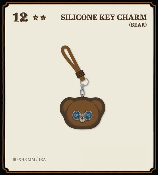 [OFFLINE PROXY] JISOO [CLICK in SEOUL] POP-UP SILICONE KEY CHARM (BEAR)