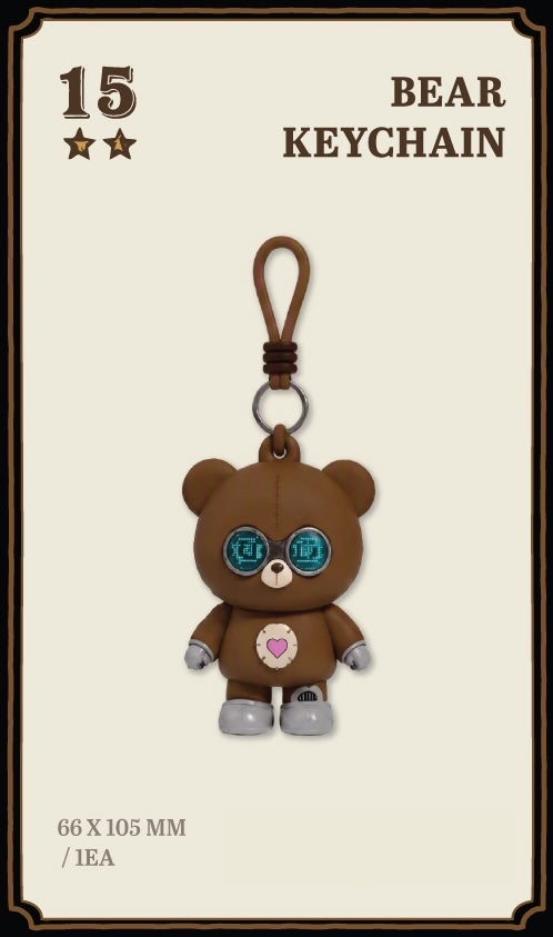 [OFFLINE PROXY] JISOO [CLICK in SEOUL] POP-UP BEAR KEYCHAIN