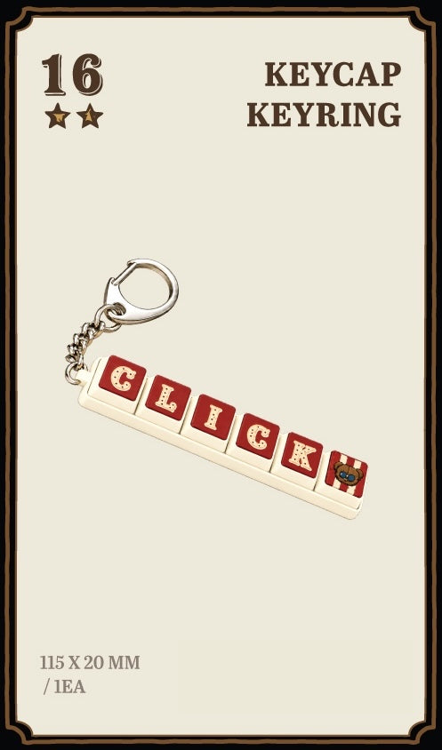 [OFFLINE PROXY] JISOO [CLICK in SEOUL] POP-UP KEYCAP KEYRING