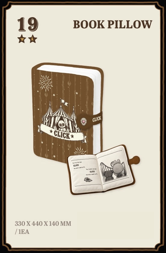 [OFFLINE PROXY] JISOO [CLICK in SEOUL] POP-UP BOOK PILLOW