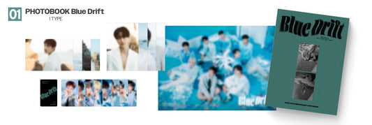 [PREORDER 30/9 CLOSED] ATEEZ [8th Anniversary Exhibition : BLUE DRIFT] OFFICIAL MD PHOTOBOOK Blue Drift