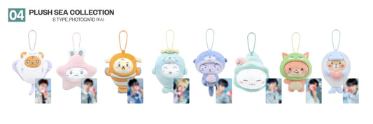 [PREORDER 30/9 CLOSED] ATEEZ [8th Anniversary Exhibition : BLUE DRIFT] OFFICIAL MD PLUSH SEA COLLECTION